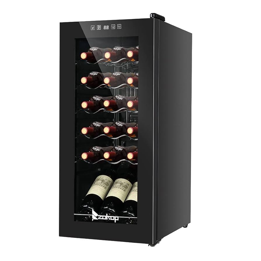 Amazon.com: 18 Bottle Compressor Wine Cooler Refrigerator w